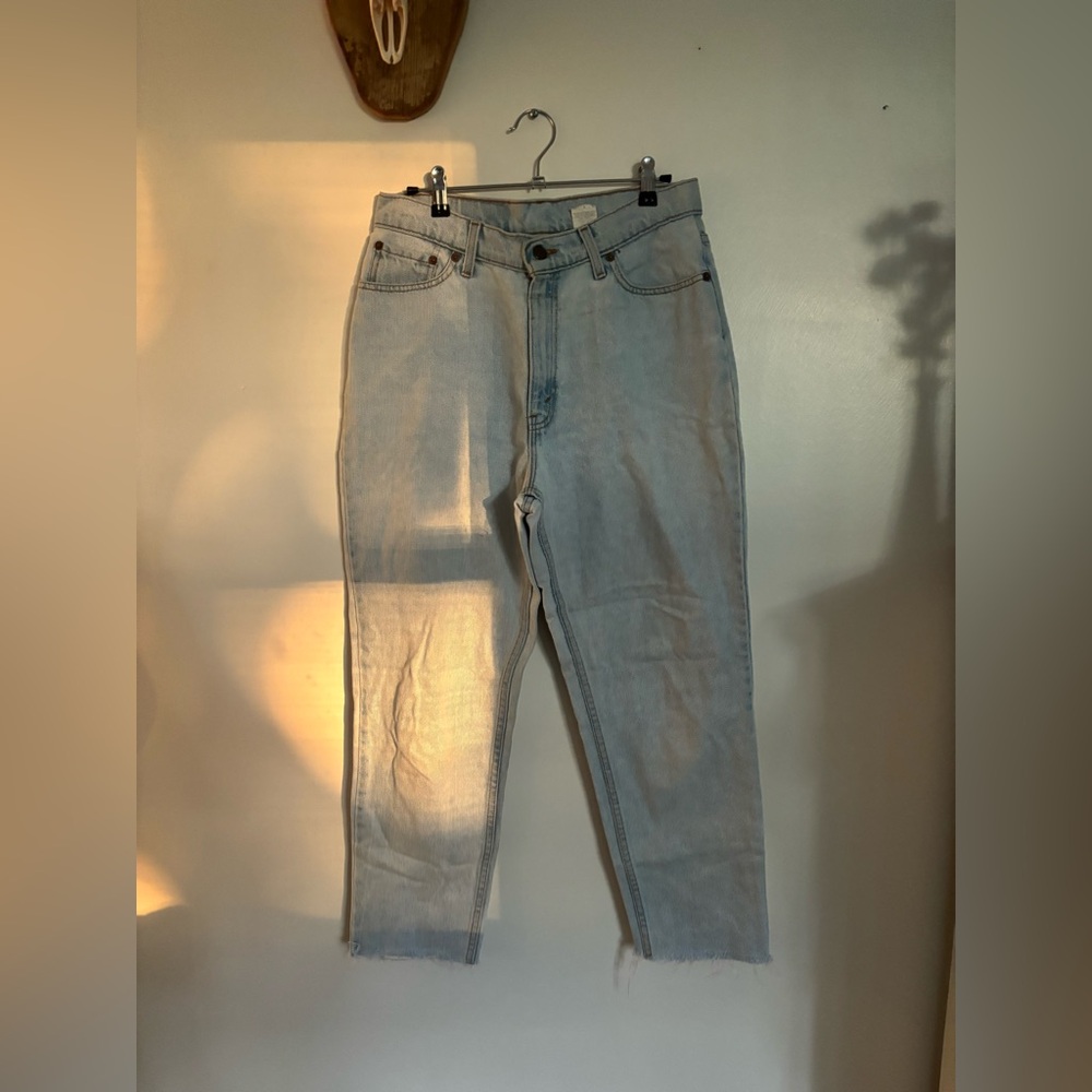 Levi's Women's Light Blue Straight Jeans vintage
